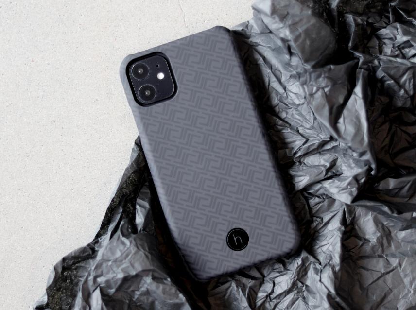 Holdit Style Phone Case for iPhone 11/XR Celia Series - PARIS CELIA BLACK & BLACK
