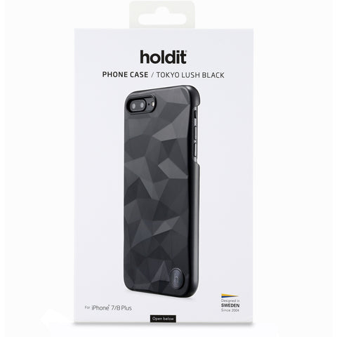 Holdit Style Phone Case for iPhone (7/8) Plus Tokyo Series - Lush Black