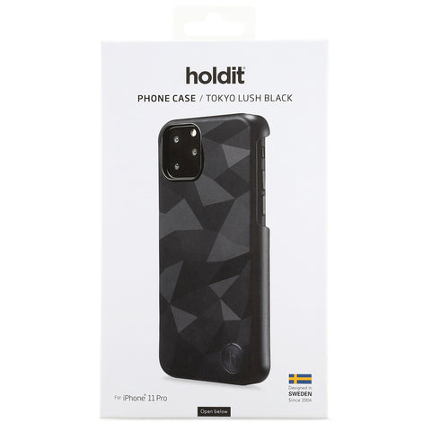 Holdit Style Phone Case for iPhone 11 Pro / Xs / X  Tokyo Series - Lush Black