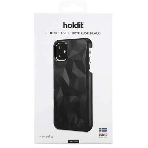 Holdit Style Phone Case for iPhone 11/XR Tokyo Series - Lush Black