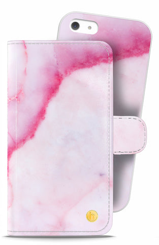 Holdit Style Magnet Wallet Case London Marble Series for iPhone 5/5S/5SE - 3 Card Pockets