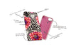 Holdit Style Magnet Wallet Case London Paradise Series for iPhone 5/5S/5SE - 3 Card Pockets